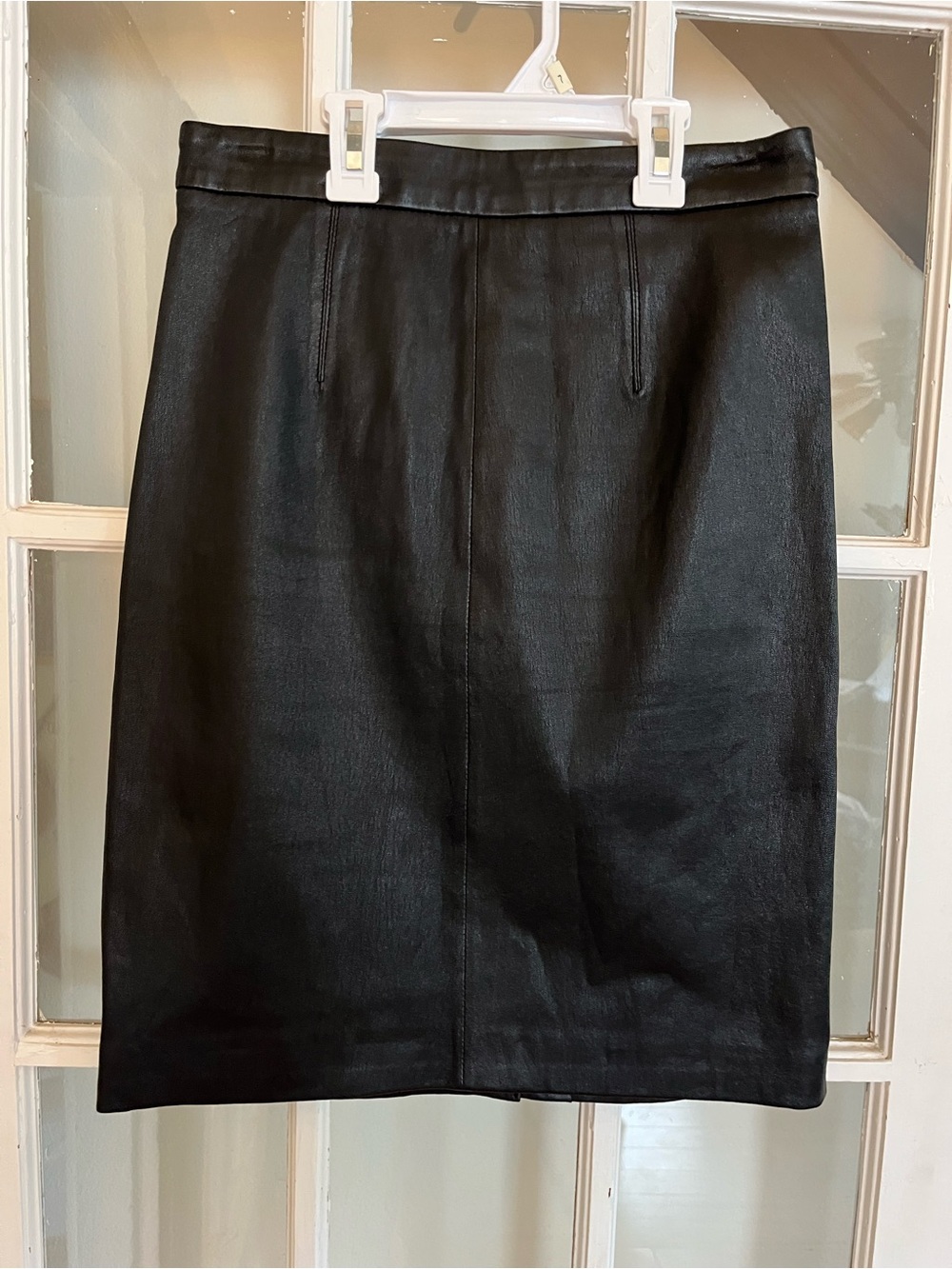 Milly Leather Pencil Skirt - Women